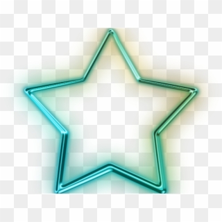 Neon Star Png, Transparent Png