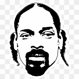 Snoop Dogg Face Png - Snoop Face Drawing, Transparent Png