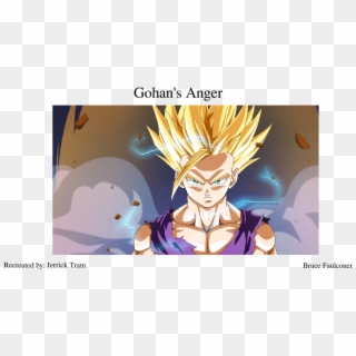 Gohan's Anger Sheet Music Composed By Bruce Faulconer - Dragon Ball Girl Playmat, HD Png Download