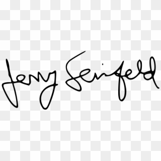 File - Seinfeldsignature - Svg - Jerry Seinfeld Signature, HD Png Download