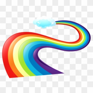 #lovely #rainbow More Rainbow Png - Rainbow Wave Line Png, Transparent ...