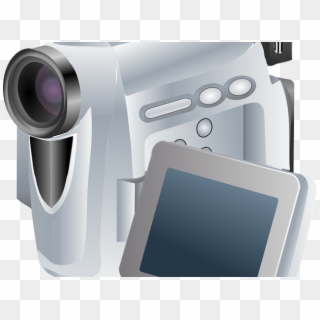 Camera Lens Clipart Cartoon Camera - Digital Video Camera Clipart, HD Png Download