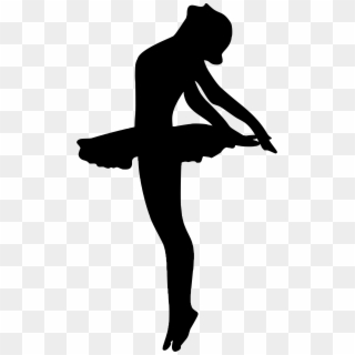 Silhouette Ballet Dancer - Silhouette Ballerina Clipart, HD Png Download