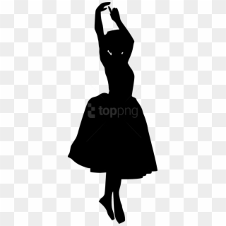 Free Png Ballerina Silhouette Png - Push Bar To Open, Transparent Png
