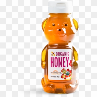 Organic Honey Bear 12 Oz - Honey Bear Transparent Background, HD Png Download