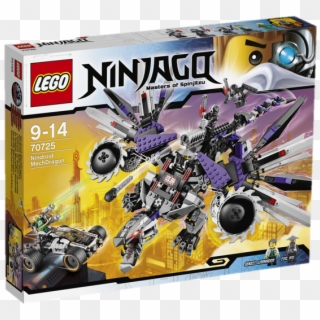 70725 Nindroid Mechdragon - Lego Ninjago Sensei Garmadon Sets, HD Png Download