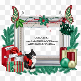 Clip Black And White Library Beautiful Christmas Background - Merry Xmas Dear Friend, HD Png Download