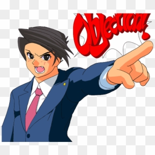 Ace Attorney Clipart Objection - Ace Attorney, HD Png Download