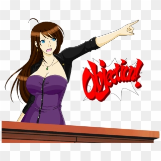 Png - Ace Attorney Objection, Transparent Png