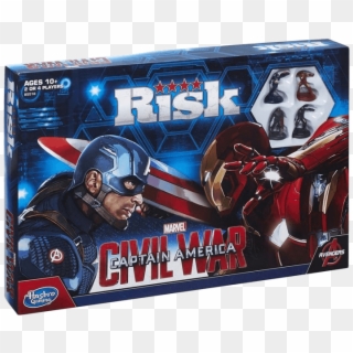 Risk Captain America Civil War Edition Box - Captain America Civil War Board Game, HD Png Download