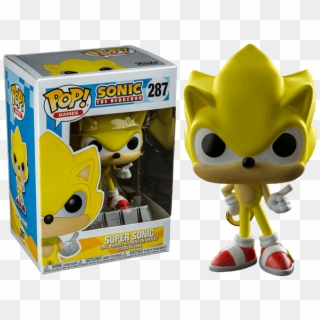 Sonic The Hedgehog - Super Sonic Pop Figure, HD Png Download