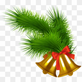 Christmas Bells Png Clipart Picture - Transparent Christmas Grass Png, Png Download