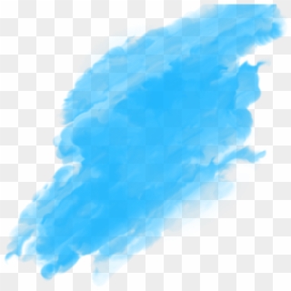 Paint Clipart Smudge - Blue Brush Effect Png, Transparent Png