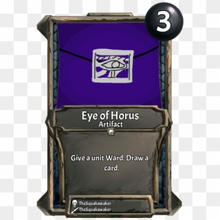 [card] Eye Of Horusweek - Collective Community Card Game, HD Png Download