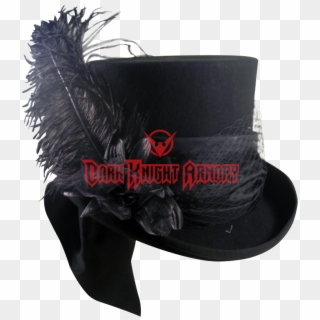Picture Free Stock Mad Hatter Black Felt Top Hat Mci - Costume Hat, HD Png Download