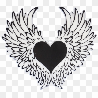 Half Of My Heart Is In Heaven With My Angel Png - Angel Love Tattoo