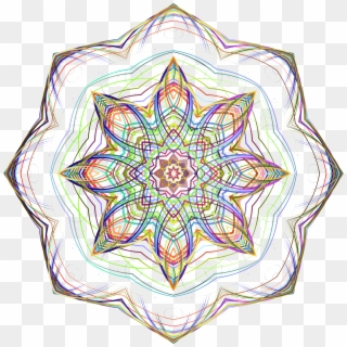 This Free Icons Png Design Of Prismatic Geometric Mandala, Transparent Png