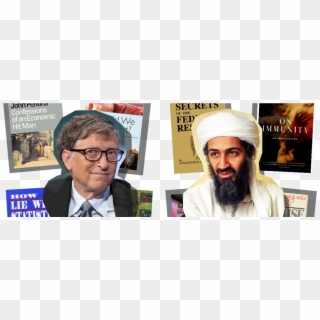 The Bill Gates / Osama Bin Laden Library Smackdown - Turban, HD Png Download