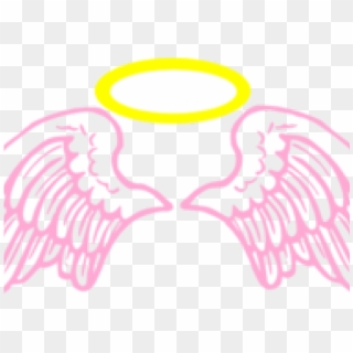 Halo Clipart Pink Angel - Angel Wings In Memory, HD Png Download