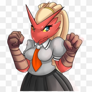 Pokémon - Schoolgirl Blaziken - Blaziken Girl, HD Png Download
