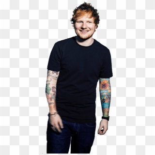Music Stars - Ed Sheeran's Sleeve Tattoo, HD Png Download