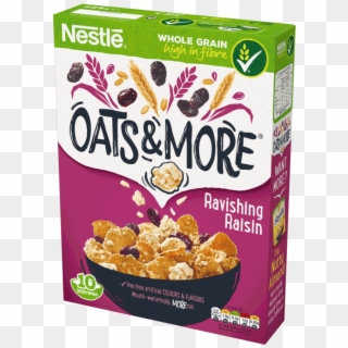 Raisin Oats & More - Nestle Oats And More Raisin Cereal, HD Png Download