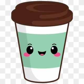 Cute Coffee To Go Green - Coffee Emoji, HD Png Download