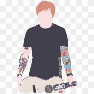 Ed Sheeran Drawing Transparent Tattoos Guitar Pls Like - Guitar Arm Sleeve  Tattoo, HD Png Download - 670x1024(#1384634) - PngFind