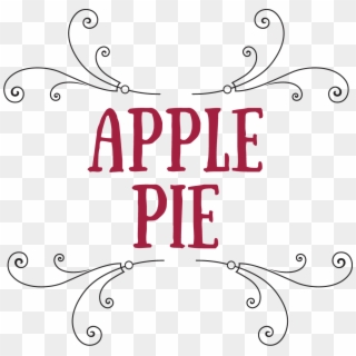 Apple Pie Butter Stick - Apple Pie Text, HD Png Download