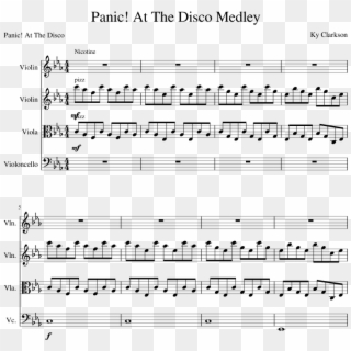 Panic At The Disco Mashup - Led Zeppelin Music Sheet, HD Png Download
