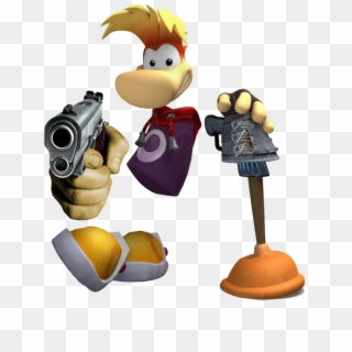 1/2 Almost Every Rayman Property After 3 Uses The Design - Rayman Raving Rabbids Render, HD Png Download