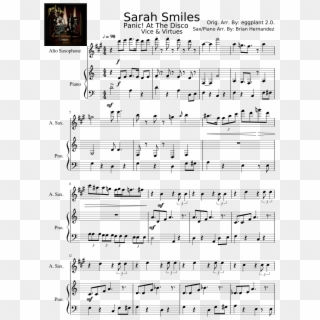 Sarah Smiles Panic At The Disco Piano Sheet Music , - Maze Of Mayonnaise Sheet Music, HD Png Download