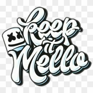Marshmello Sticker - Keep It Mello Sticker, HD Png Download