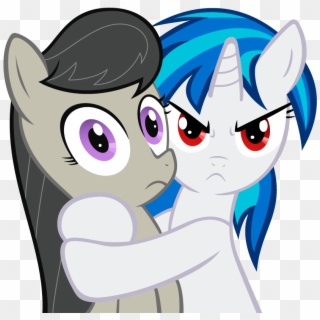 Angryhug - Octavia Melody And Vinyl Scratch Pony, HD Png Download