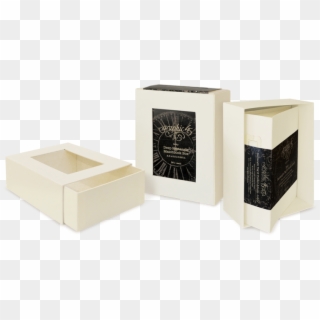 Deep Rectangle Matchbook Box Ivory - Box, HD Png Download