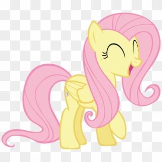 My Little Pony Clipart Fluttershy - My Little Pony Fluttershy Happy, HD Png Download