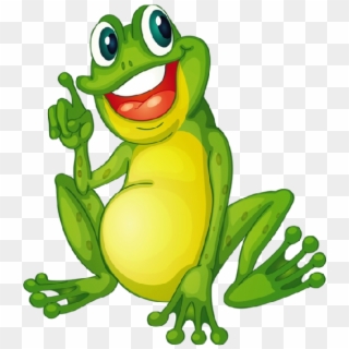 Funny Frog Cartoon Animal Clip Art Images - Funny Cartoon Frogs, HD Png Download