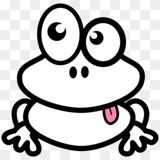 Frog Black And White Frog Clip Art Images Black And - Dibujos De Sapos Faciles, HD Png Download