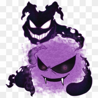 #092 Gastly Used Spite And Lick - Illustration, HD Png Download