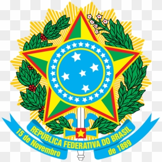 Coat Of Arms Of Brazil - Brazil Coat Of Arms, HD Png Download