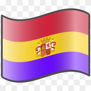 Nuvola Spain Second Republic Flag - Spanish Civil War Flag, HD Png Download