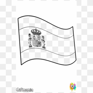 Color Online The Flag Os Spain - Bandera De España Dibujo, HD Png Download