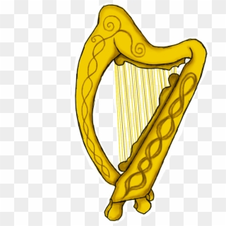V Harp Microphone Piano - Ireland Harp Png, Transparent Png