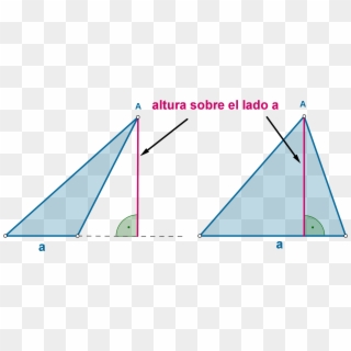 Imagen Teoria Altura Triangulo - Triangle, HD Png Download