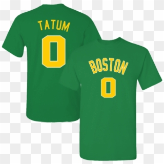 Men's Boston Celtics Jayson Tatum 2018 City Edition - T-shirt, HD Png Download