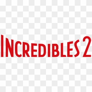 Textlogo Incredibles 2 Rot - Incredibles 2 Logo Png, Transparent Png