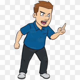 Angry Person Png Pic - Angry Man Clipart Png, Transparent Png