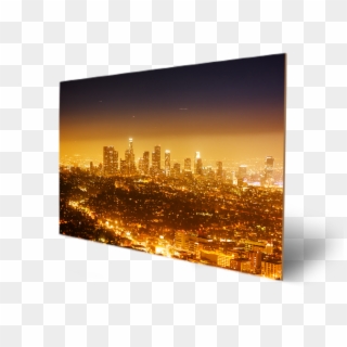 Downtown Los Angeles Skyline Orange - Metropolitan Area, HD Png Download
