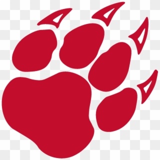 2017 Paw Print Red - Pomona Middle School, HD Png Download