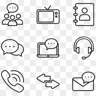 Communication - Manufacturing Icons, HD Png Download